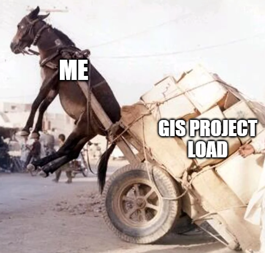 MatthewHMalone's tweet photo. 😓 Mondays as the sole GIS person https://t.co/DdfNpwuIck