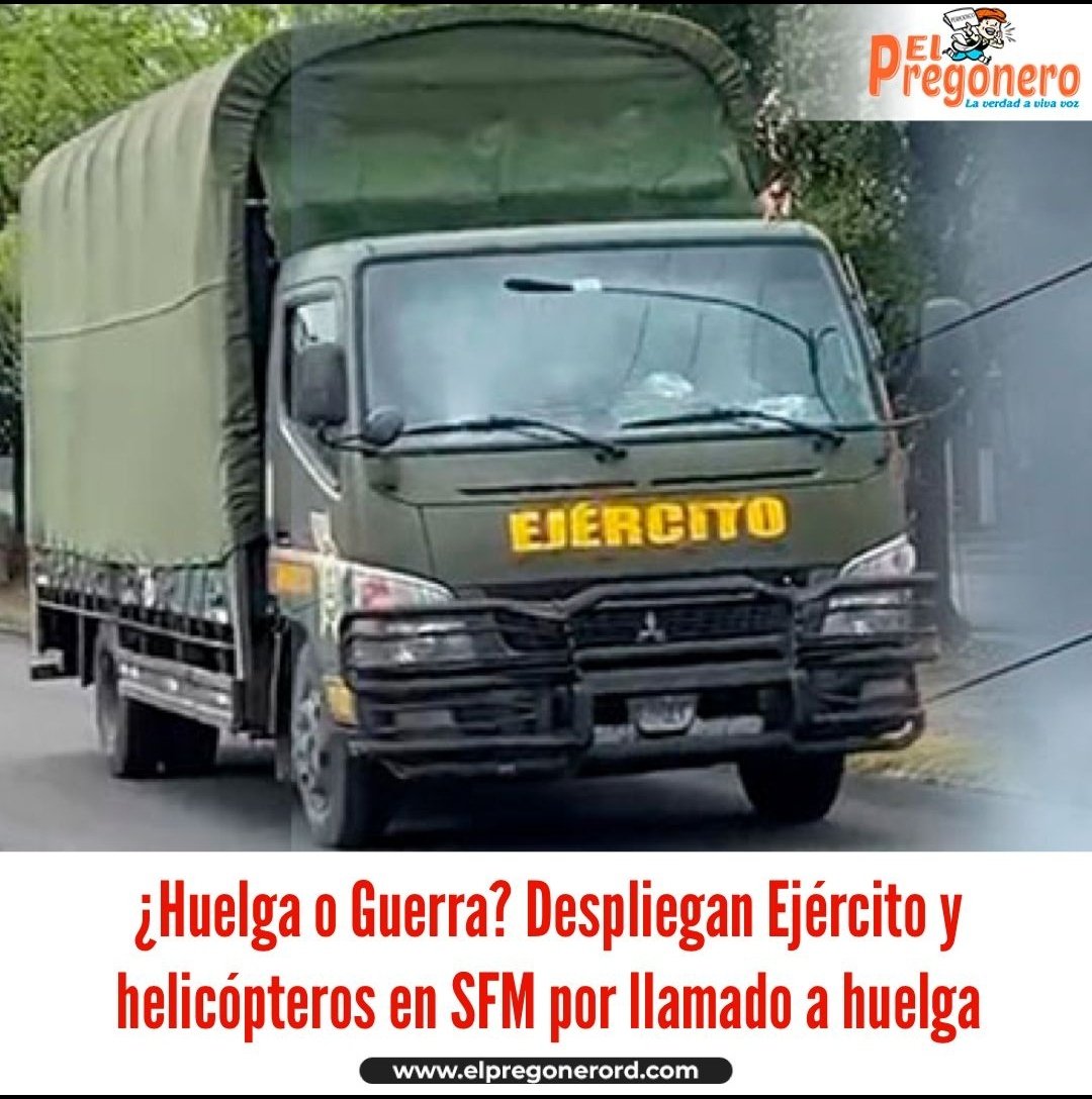 Yo espero ese despliegue militar en SFM el 30 de marzo en FRUISA. Los Dominicanos tenemos derecho a expresarnos en el territorio nacional de manera pacífica. El Dominicano no va a agredir a nadie ahí, el gobierno debe controlar los Haitianos para evitar cualquier confrontación.