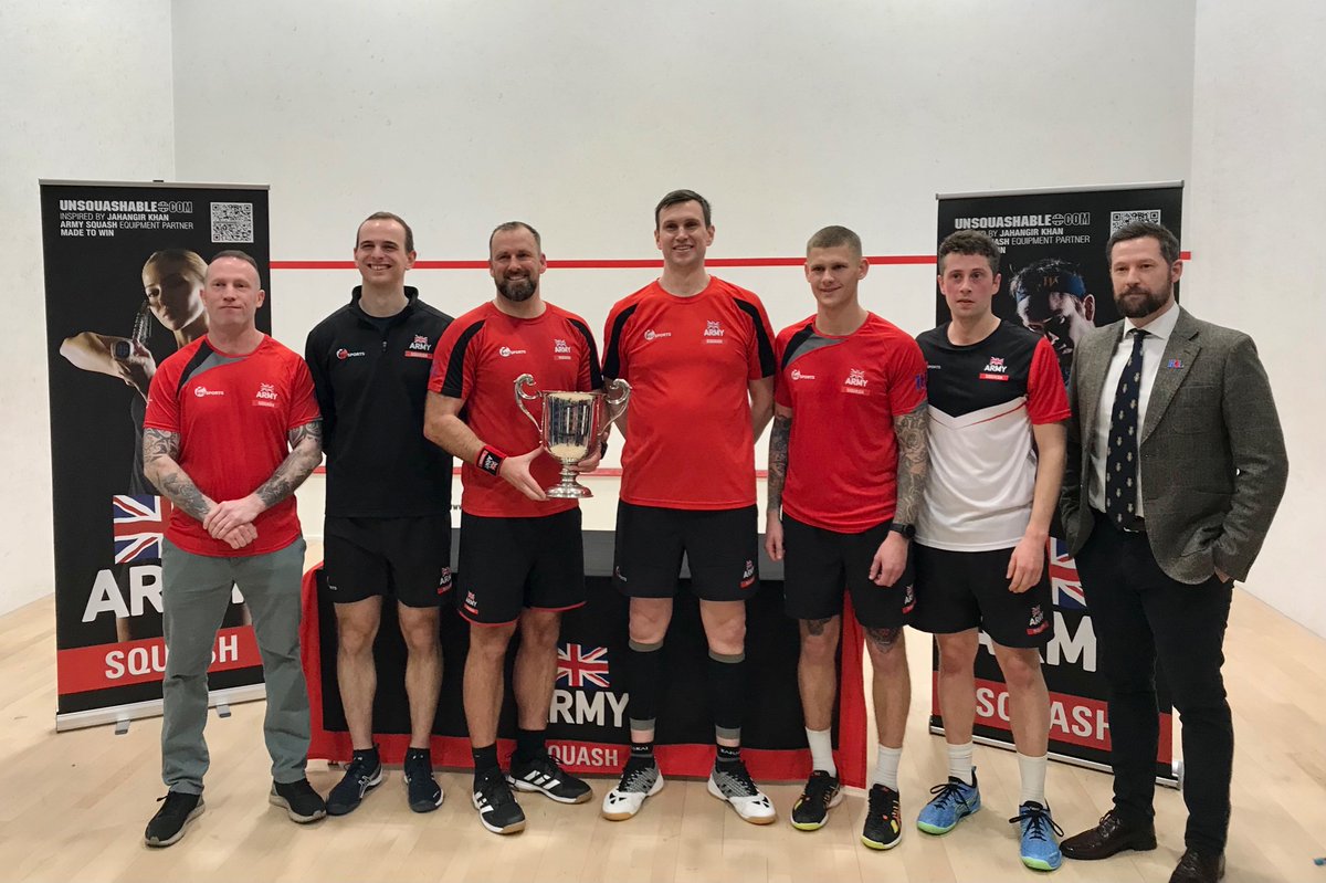 PNSQUASH's tweet image. Fantastic to be part of a strong @ArmySquash team winning the Armed Forces Championships! 🏆
Thanks to @ArmySportASCB for hosting the event and to our opposition @RafSquash and @RoyalNavy 👍
@ArmyChaplaincy
@scots_guards
@ReigateSquash
@stghltc
@karakaluk
