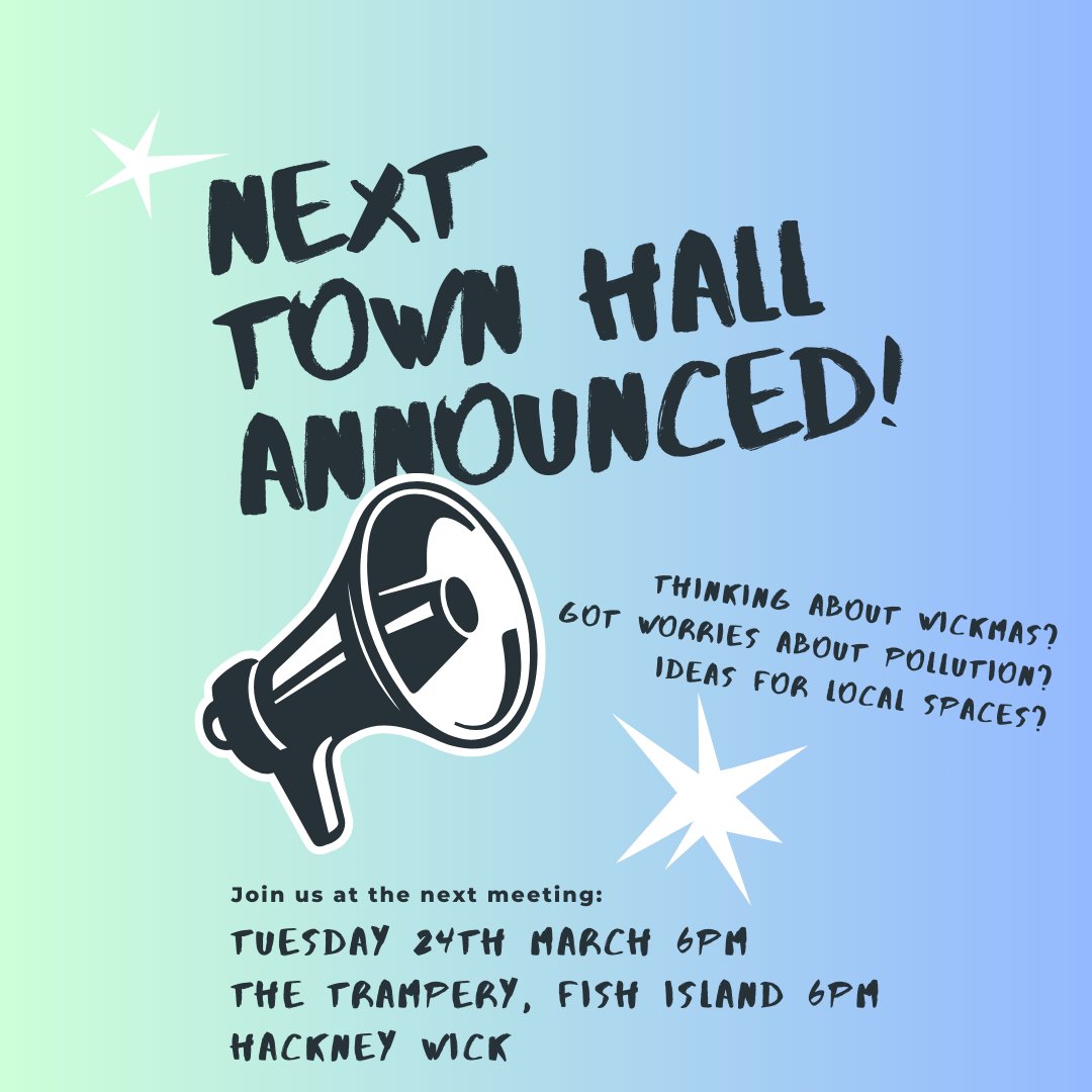 Free tomorrow evening ? Join us tomorrow at our first Town Hall of the year. Have your say, connect with your community, and take action on local issues as we strive to make a better Hackney for all.