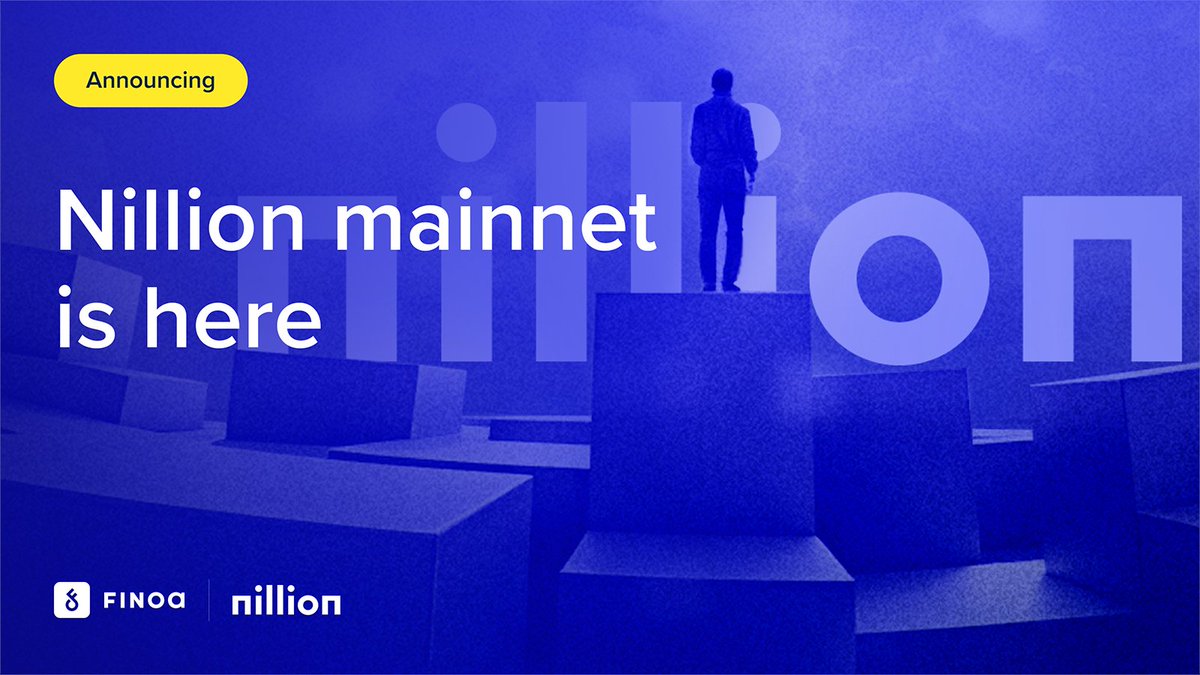 Congrats to the <a href="/nillionnetwork/">Nillion</a> team for their public mainnet launch today! 👏 Finoa provides institutional-grade custody and in-custody-staking services for the Nillion token (NIL) and its ecosystem.