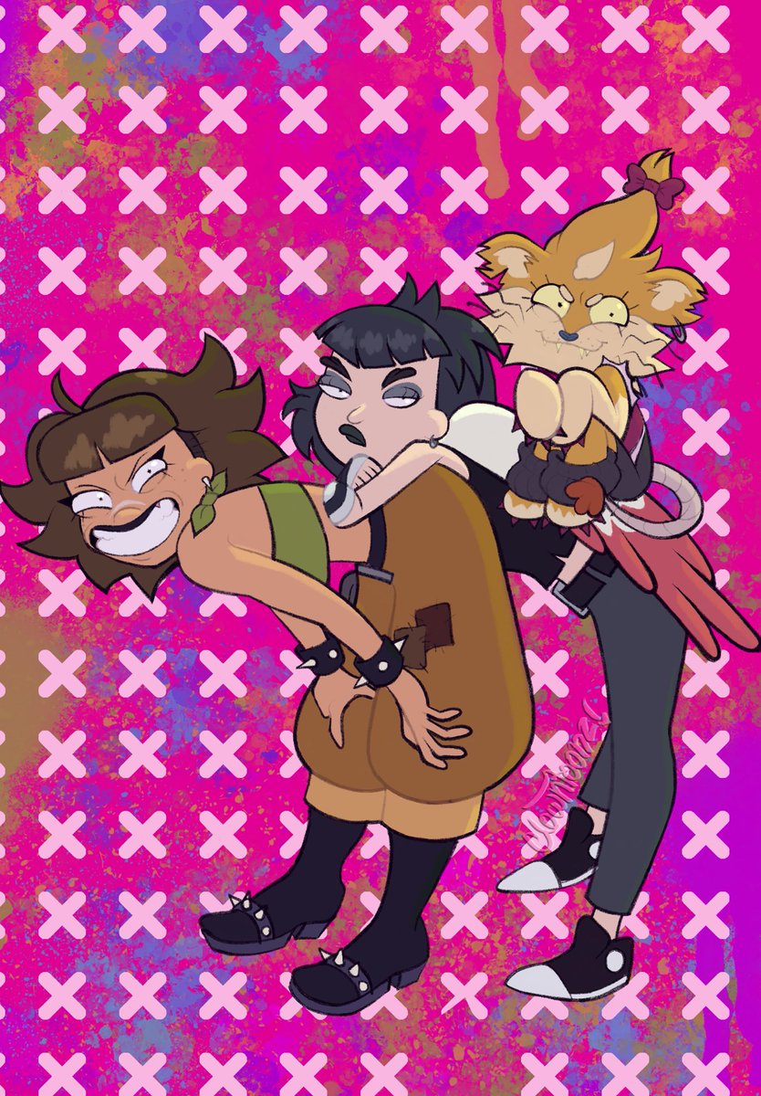 The girls!! #rickandMorty #birddaughter #oc #adultswim