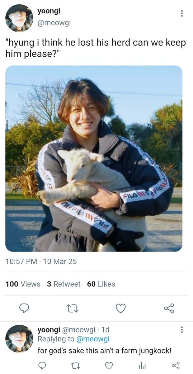 lilacynkk's tweet photo. #yoonkook au where yoongi owns a cat cafe but jungkook thinks it's a wildlife rescue center https://t.co/aIzXeJZoSK