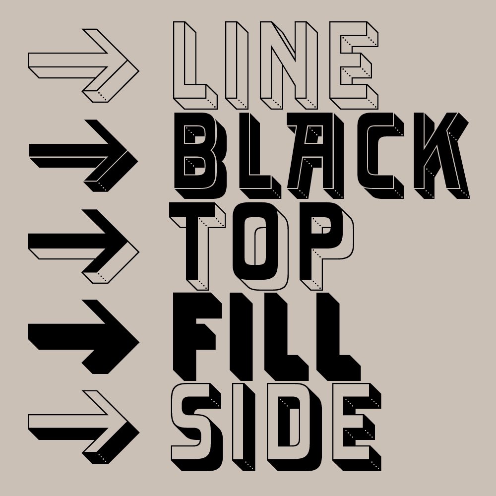 CakeType's tweet image. New release: Vandertak CAPSLOCK!

As its name suggests, Vandertak CAPSLOCK is an all-caps version of Vandertak. But it is also much more than that. Referencing the architectural origins of the typeface, the five stackable styles have a dimensional look.

caketype.com/font/vandertak…