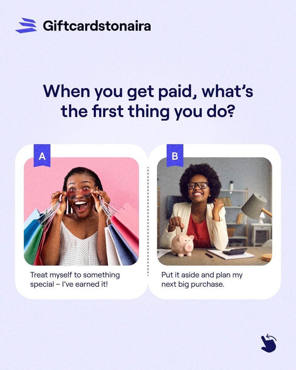 gctonaira's tweet image. Spender or saver? Take our quiz and find out how you handle your money!

#Gctn #GctnQuiz #SmartSpender #MondayMotivation