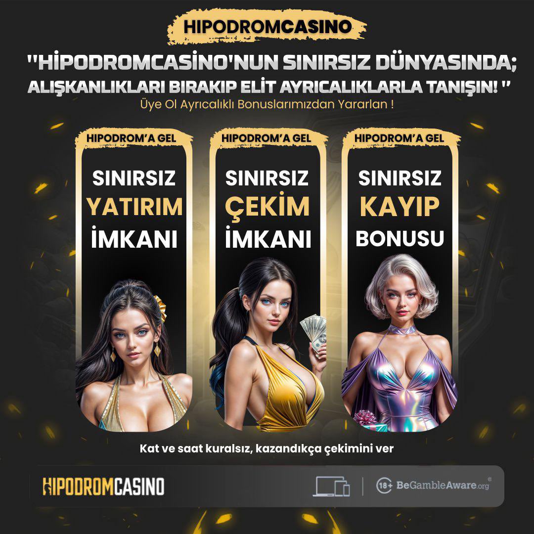🏦 #HİPODROMCASİNO'DA AYRICALIKLARLA TANIŞIN!

🤩 Kat ve saat kuralsız sınırsız çekim imkanı!

🎁 200 Freespin/Freebet Deneme Bonusu
💶 %100 Slot Yatırım Bonusu!
⚒ %25 Kripto Yatırım Bonusu!

💰 Günlük 1.000.000₺'ye kadar 10 dakikada çekim garantisi!

🪙 t2m.io/Hipodromgiris
