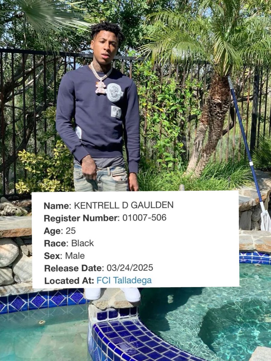 YoungBoy está oficialmente liberto da prisão. 🙏🏽💚