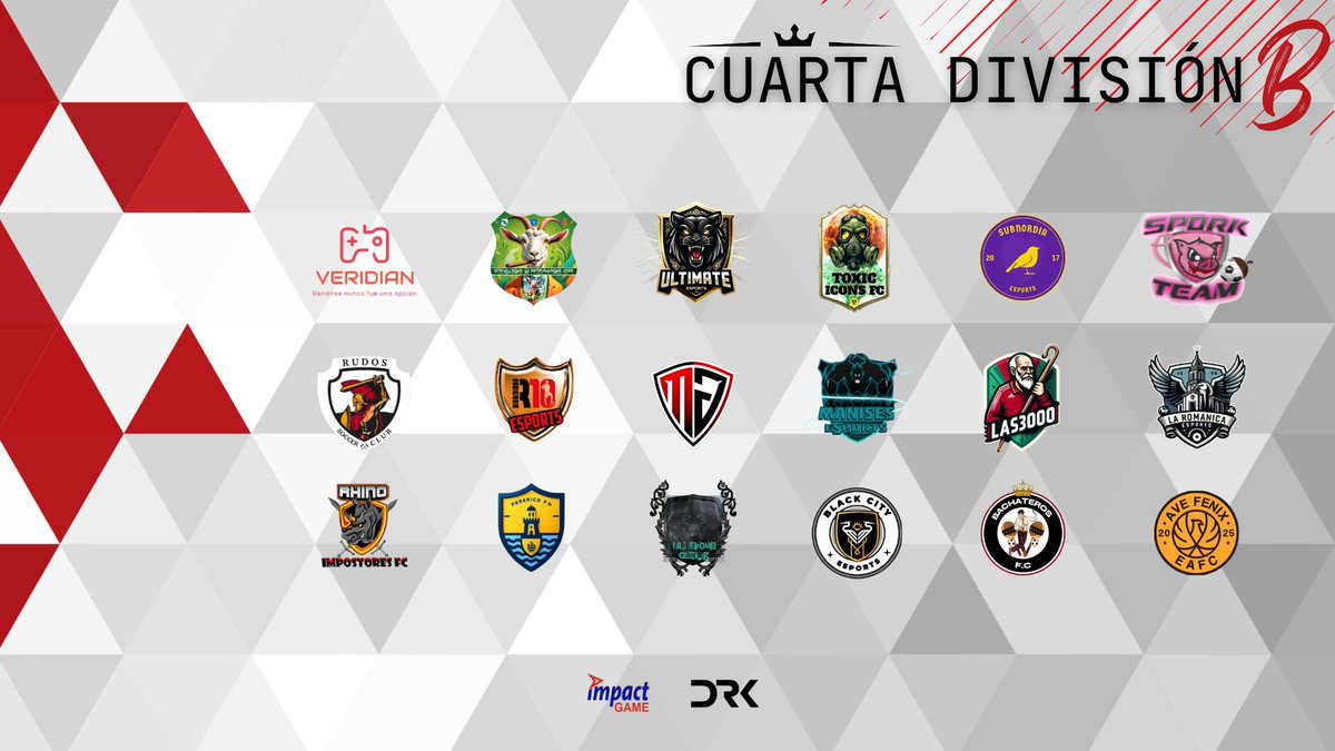 Virtual Pro Gaming España (@vpg_spain) on Twitter photo ░C░U░A░R░T░A░ ░D░I░V░I░S░I░O░N░ ░B░
<a href="/La_Romanica_eSp/">La Románica eSports</a>   <a href="/ImpostoresFC/">IMPOSTORES FC</a>   <a href="/Las3000_FC/">Las3000 FC</a>   <a href="/SPORK_TEAM/">SPORK TEAM</a>   <a href="/M0DXGaming/">ᴍᴏᴅx ɢᴀᴍɪɴɢ</a>   <a href="/subnordia/">Subnordia eSports</a>   <a href="/cabresivaques/">Cabres i Vaques</a>   <a href="/Toxiciconsfc/">Toxic Icons FC</a>   <a href="/FerericoPN/">FERERICO PN</a>   <a href="/Norther44876826/">Roca28</a>   <a href="/Rudos_CD/">Rudos CD</a>   <a href="/BLACKCITYFC/">𝐁𝐋𝐀𝐂𝐊 𝐂𝐈𝐓𝐘</a>   <a href="/R10_eSports/">R10_eSports</a>   <a href="/Veridian_eClub/">Veridian eClub</a> ░C░U░A░R░T░A░ ░D░I░V░I░S░I░O░N░ ░B░
<a href="/La_Romanica_eSp/">La Románica eSports</a>   <a href="/ImpostoresFC/">IMPOSTORES FC</a>   <a href="/Las3000_FC/">Las3000 FC</a>   <a href="/SPORK_TEAM/">SPORK TEAM</a>   <a href="/M0DXGaming/">ᴍᴏᴅx ɢᴀᴍɪɴɢ</a>   <a href="/subnordia/">Subnordia eSports</a>   <a href="/cabresivaques/">Cabres i Vaques</a>   <a href="/Toxiciconsfc/">Toxic Icons FC</a>   <a href="/FerericoPN/">FERERICO PN</a>   <a href="/Norther44876826/">Roca28</a>   <a href="/Rudos_CD/">Rudos CD</a>   <a href="/BLACKCITYFC/">𝐁𝐋𝐀𝐂𝐊 𝐂𝐈𝐓𝐘</a>   <a href="/R10_eSports/">R10_eSports</a>   <a href="/Veridian_eClub/">Veridian eClub</a>