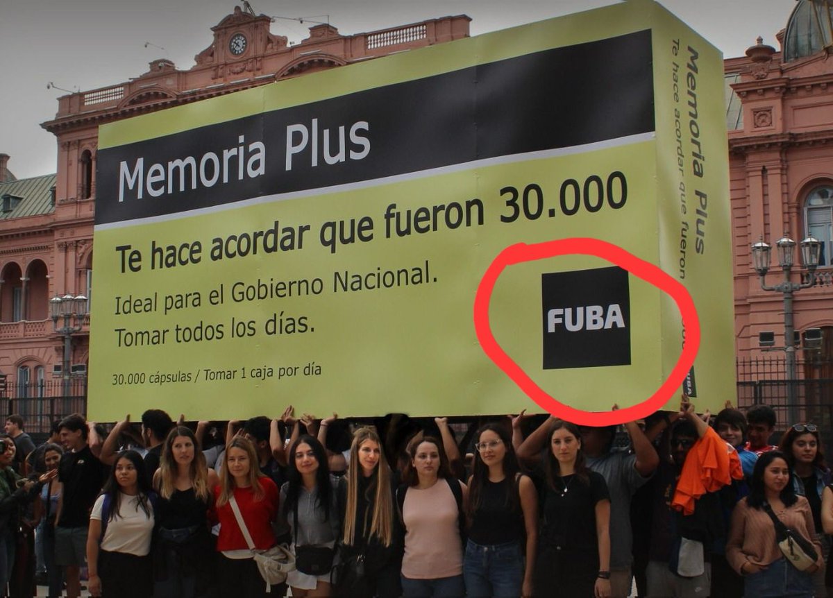 La UBA llora presupuesto todo el año y se lo gastan en estas pelotudeces.

Hay que privatizar todo ya mismo
