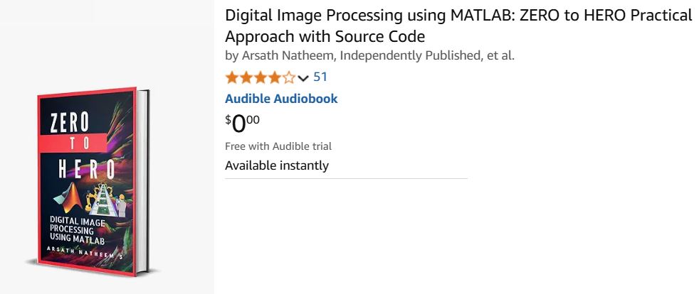 Matlabcoding's tweet image. Digital Image Processing using MATLAB: ZERO to HERO Practical Approach with Source Code

amzn.to/4c7kPmY