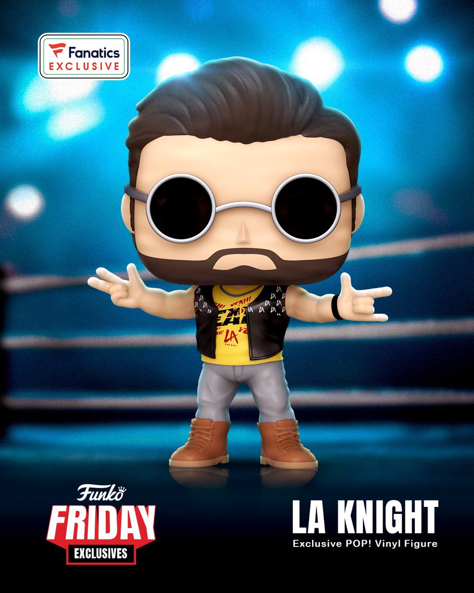LA Knight (@reallaknight) on Twitter photo Fanatics EXCLUSIVE LA Knight Funko Pops are available at WWE Shop NOW! YEAH!
<a href="/WWEShop/">WWEShop.com</a> <a href="/OriginalFunko/">Funko</a> <a href="/FansAuthentic/">Fanatics Authentic</a>
bit.ly/4isI2lP Fanatics EXCLUSIVE LA Knight Funko Pops are available at WWE Shop NOW! YEAH!
<a href="/WWEShop/">WWEShop.com</a> <a href="/OriginalFunko/">Funko</a> <a href="/FansAuthentic/">Fanatics Authentic</a>
bit.ly/4isI2lP