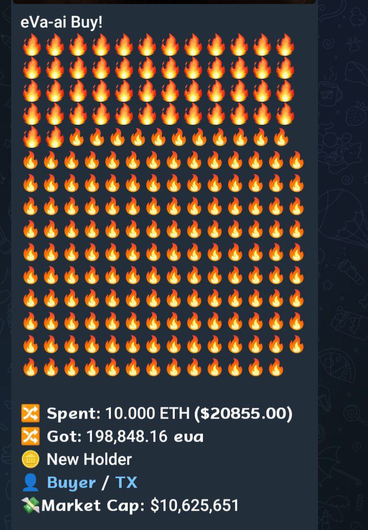 CryptoNoach's tweet image. $EVA | @EVA_AI_2024

$EVA just hit another ATH at 8.5M MC and it&apos;s happening in this shaky market cycle. (look at this beautiful chart).

They are outperforming this negative market so far. I&apos;m helping this team since 300k mc and let me tell you, they know how to work! I want to…