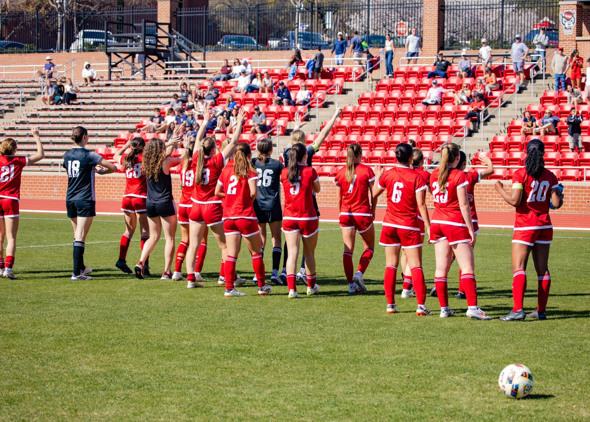 PackWSoccer's tweet photo. Another spring game win beating UNC-Greensboro 4-1‼️

#PackWSOC | #GoPack https://t.co/cf3uR5680F