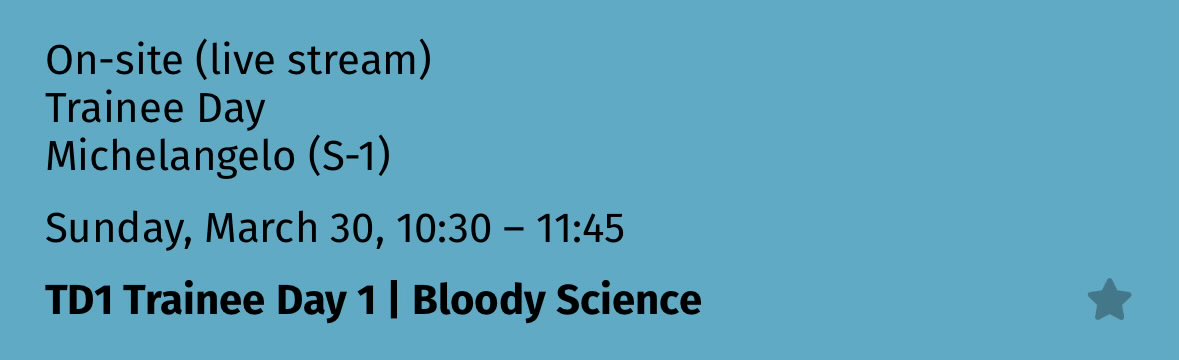 🎉Let's celebrate the 3rd <a href="/TheEBMT_Trainee/">The EBMT Trainee Committee</a> Day this Sunday in Florence🇮🇹 on-site and via live-stream during #EBMT25🎉

Starting with "Bloody Science"

A trip through translational science from the bone marrow to AI

With leading experts Torsten Haferlach, Leo Luznik...

<a href="/TheEBMT/">The EBMT</a>