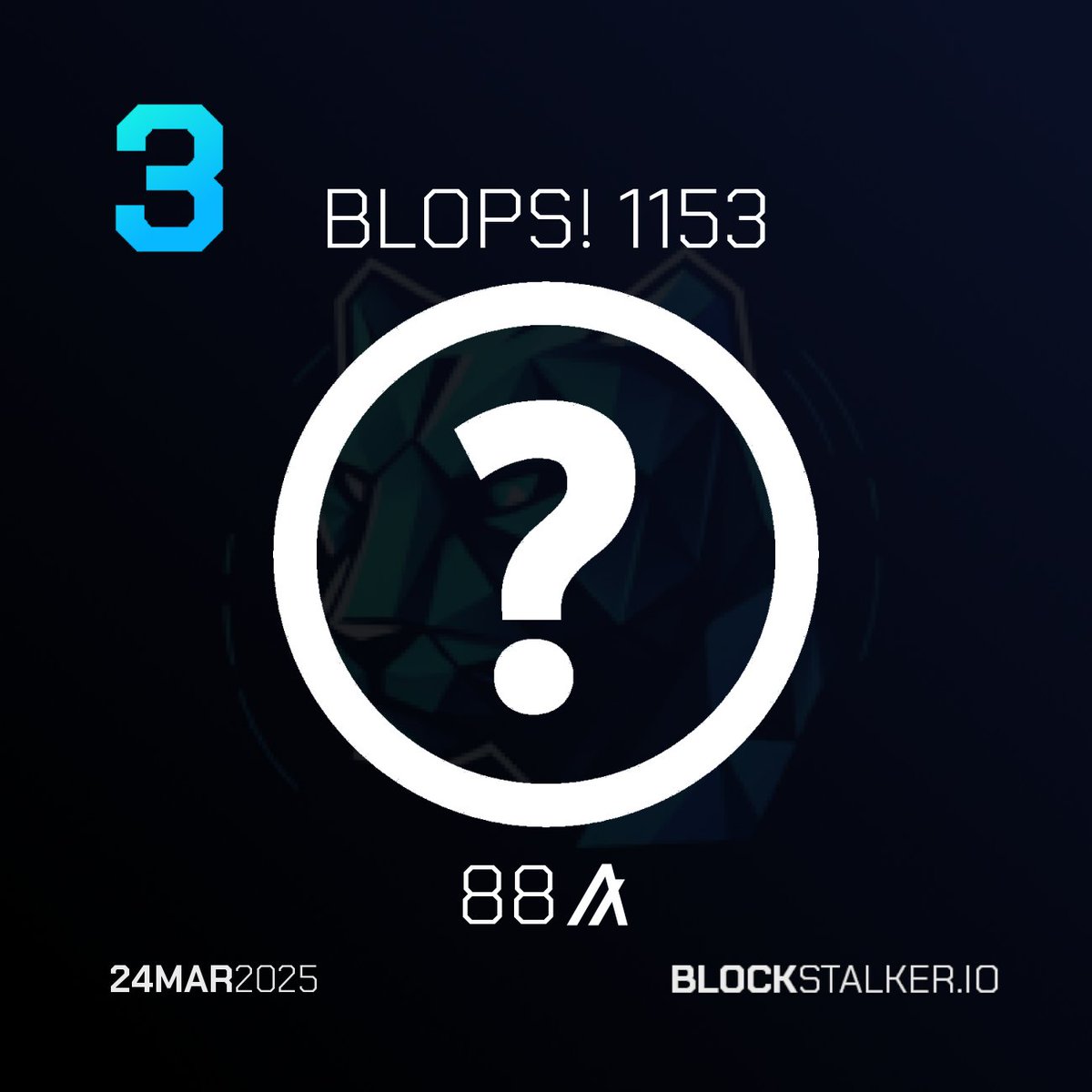 BlockStalkerBot's tweet image. BlockStalker.IO Daily Digest
Top 3 NFT Sales 🖼️
└ 🥇 Algo Yeti 135
└ 🥈 CGF #3179
└ 🥉 BLOPS! 1153