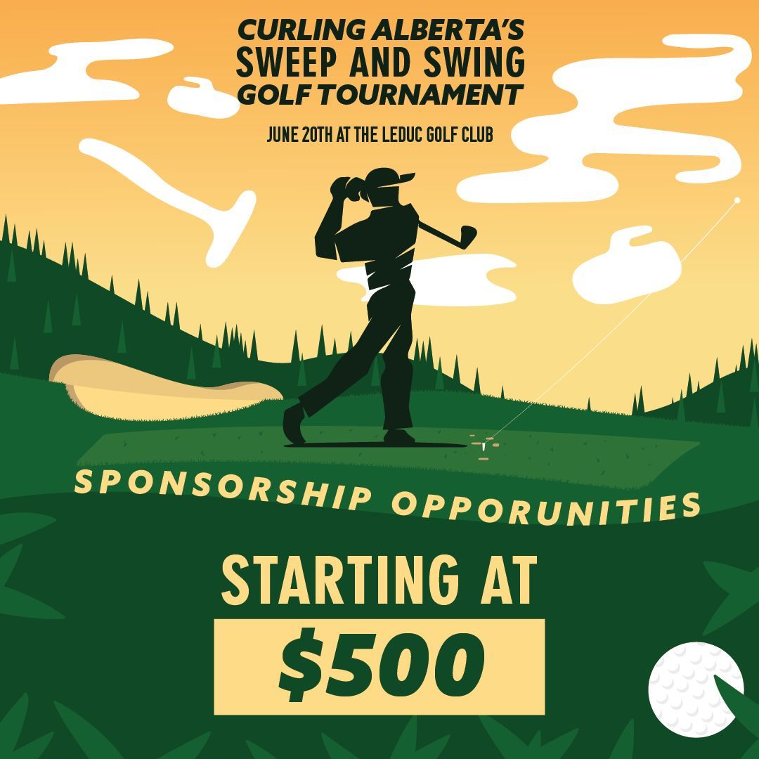 Curling Alberta (@curling_alberta) on Twitter photo Sponsorship opportunities are now open for Curling Alberta's Sweep and Swing Golf Tournament on June 20, 2025, at Leduc Golf Club!
Proceeds support the Hec Gervais Academic & Scholarship Foundation!
For sponsorship inquiries, please email raymond.vanstone@curlingalberta.ca Sponsorship opportunities are now open for Curling Alberta's Sweep and Swing Golf Tournament on June 20, 2025, at Leduc Golf Club!
Proceeds support the Hec Gervais Academic & Scholarship Foundation!
For sponsorship inquiries, please email raymond.vanstone@curlingalberta.ca
