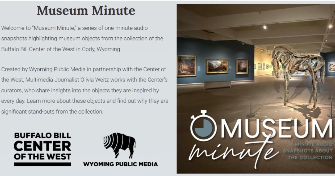 Did you know the Buffalo Bill Center of the West partners with Wyoming Public Media to share stories from the American West? Visit our booth at the Cody Firearms Museum for broadcasts, interviews, and more! #centerofthewest #wyomingpublicmedia #broadcasting #americanwest