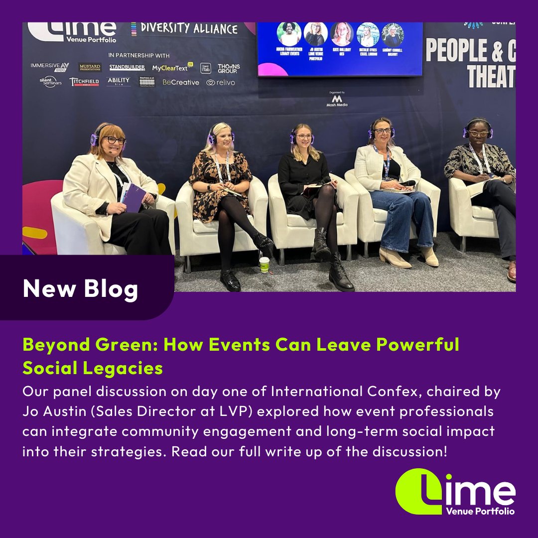 💭How can event planners go beyond sustainability checklists to create meaningful, lasting change?💭

Read our full write up of the panel here ➡️ ow.ly/YZ7550VmeCH