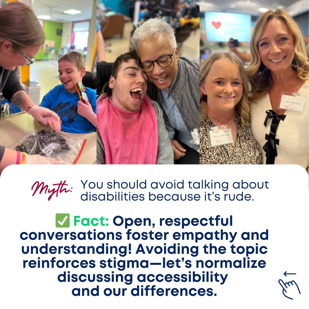 Holy_AngelsNC's tweet photo. In honor of Developmental Disability Awareness Month, we’re here to debunk common misconceptions about people with disabilities. 🎨📚💡 What’s one thing you’ve learned from someone with a disability? Drop it in the comments! #AbilitiesOverLabels #DDawareness https://t.co/UBRmJpbUDm
