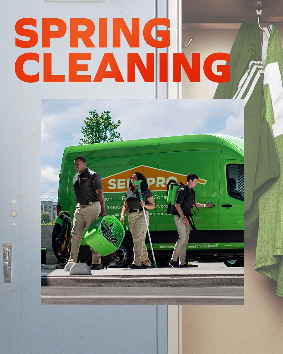 Your spring cleaning team's MVP. 🧼
Let SERVPRO of Northern Las Vegas take care of deep-cleaning carpets, tackling air ducts, and making sure your space is fresh for this season.