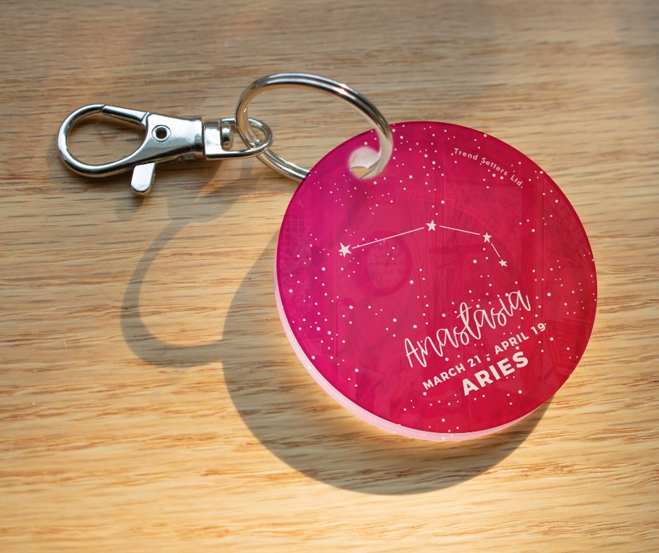 TrendSettersLtd's tweet photo. Get your favorite Aries the best present they can imagine with this special acrylic keychain.

Use code LUCKY50 for a Buy One Get One 50% on all items sitewide.

Visit https://t.co/WIo9tZF4Cz to find more items for your home.

#Zodiac #Aries #Keychain https://t.co/5zq8ArBMFk
