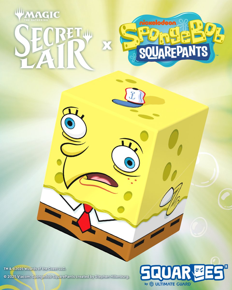 Squaroes (@squaroes) on Twitter photo “I Squaroe, you Squaroe, he she we Squaroe”
Visit <a href="/wizards_magic/">Magic: The Gathering</a> #SecretLair with us and get served at The Krusty Krab with this exclusive Spongebob Squaroe.
#Squaroes <a href="/UltimateGuard/">Ultimate Guard</a> “I Squaroe, you Squaroe, he she we Squaroe”
Visit <a href="/wizards_magic/">Magic: The Gathering</a> #SecretLair with us and get served at The Krusty Krab with this exclusive Spongebob Squaroe.
#Squaroes <a href="/UltimateGuard/">Ultimate Guard</a>