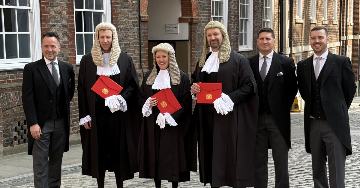 stphilips's tweet photo. Today, three members of St Philips Chambers—Jennifer Josephs (Crime), Tom Walkling (Crime), and Robert Mundy (Business &amp; Property)—were sworn in as King's Counsel (KC) before the Lord Chancellor at a ceremony held in Westminster Hall. https://t.co/WwQEj8DT8F
