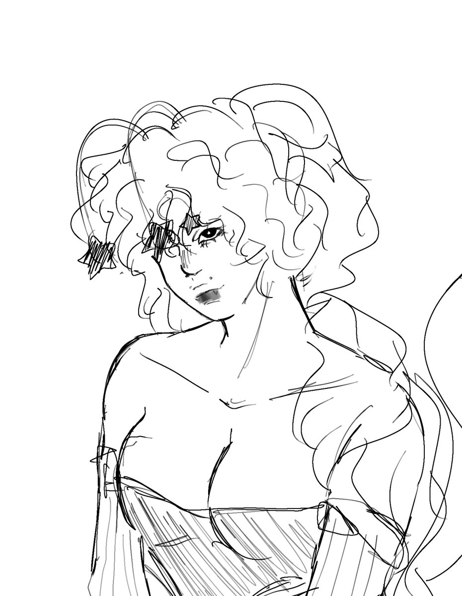 I'm in an art block.
So, free doodles, I guess
#artmoots #doodle #sketch