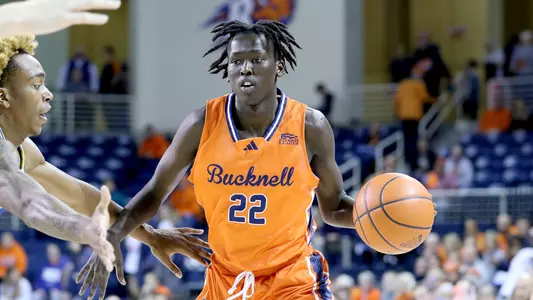 Bucknell's 6'9 forward Ruot Bijiek tells me that he's entered the transfer portal. 

Averaged 8.8 points, 3.8 rebounds &amp; 1.2 assists in 33 starts. Shot 33.1% 3PT.

Finished with 20 points against Maryland earlier this season. 

68 starts through three years at Bucknell.