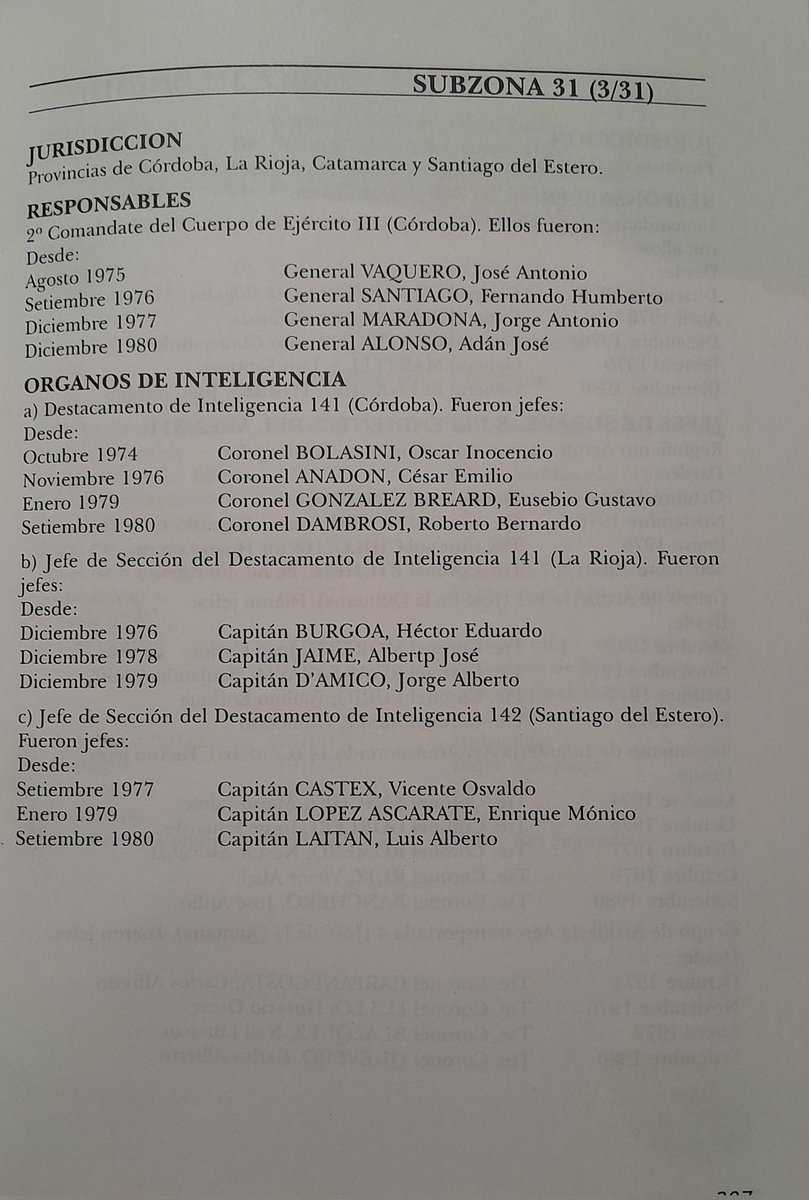 AlfredoSapp's tweet image. No fue una guerra, fue una Masacre!!! Estos son los Responsables del Genocidio en Jurisdicción del III Cuerpo de Ejército!!!! No Olvidar!!! #NuncaMás