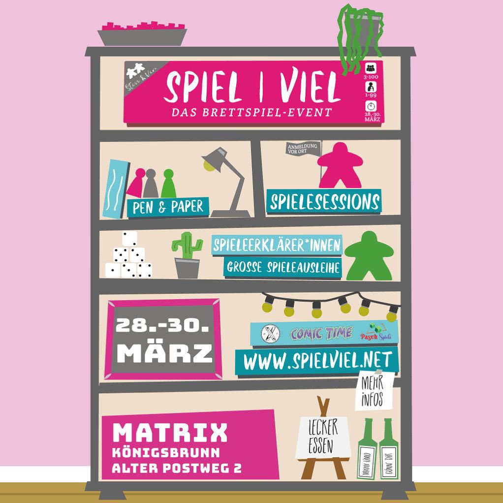 Am Wochenende gibt’s wieder die Spiel|Viel in Königsbrunn
Kommt gern vorbei 🙂