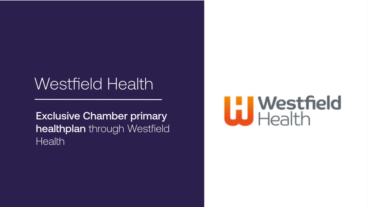 As a Chamber member, you have access to an exclusive Chamber Primary Health Plan through Westfield Health, designed to support the wellbeing of you &amp; your team 🧑‍⚕️

To find out more, click here: bit.ly/3RDFjL1 

#chamberbenefits #chamberdiscounts