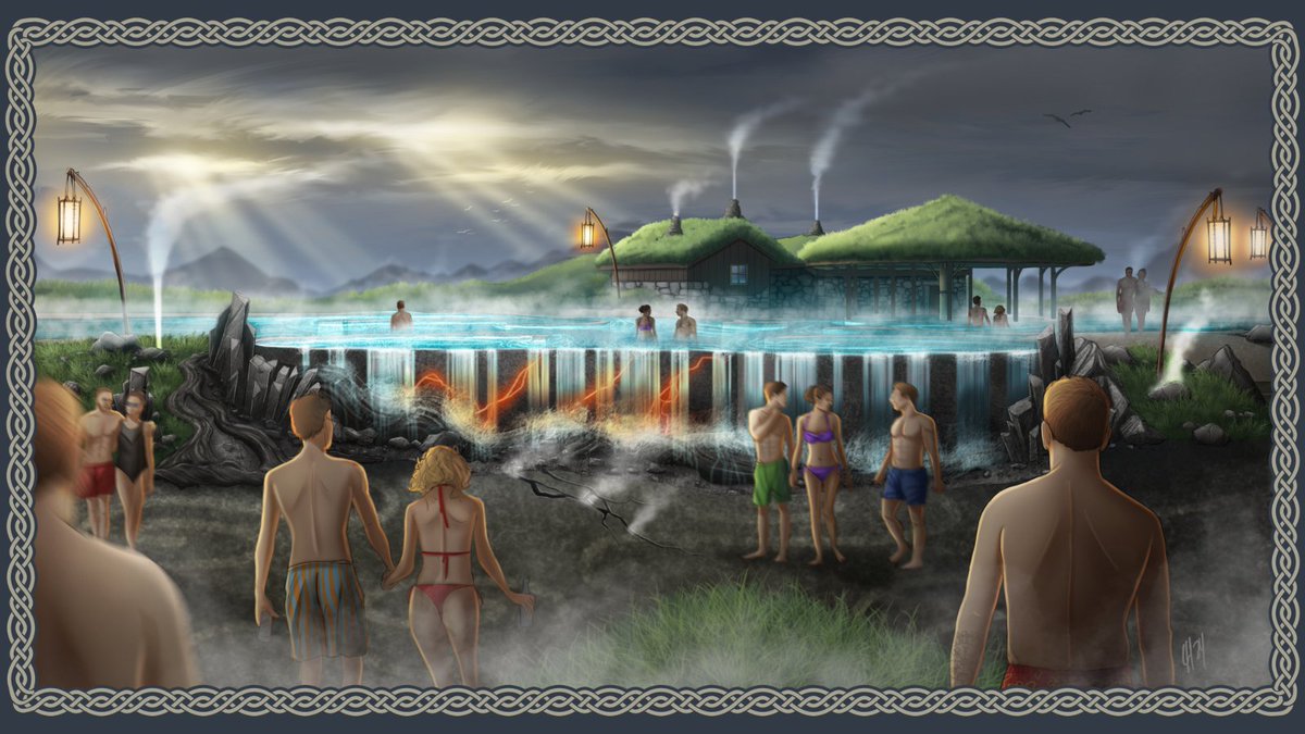 Une nouveauté pour #Rulantica ! 🔥🌊 Svømmepøl prend forme et vous offrira cet été une expérience de détente unique au cœur d’un paysage volcanique nordique. Entre geysers, grotte mystique et poolbar, profitez d'une expédition aquatique unique ! ☀️ Qui a hâte de s'y baigner ? 😍