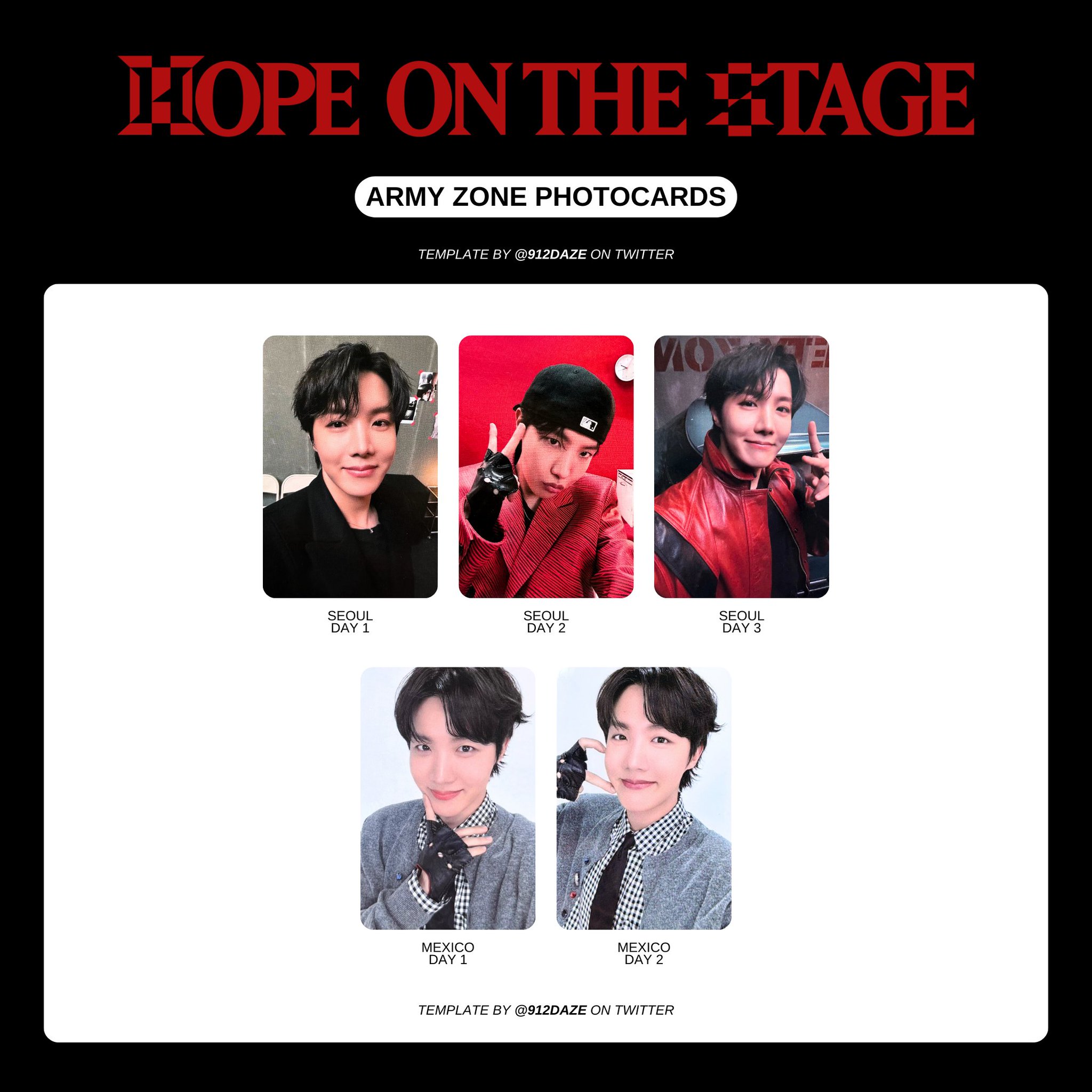3/1 jhope on the stage in Seoul ARMY特典 J-HOPE HOPE ON THE STAGE in SEOUL ARMYZONE Photocard +