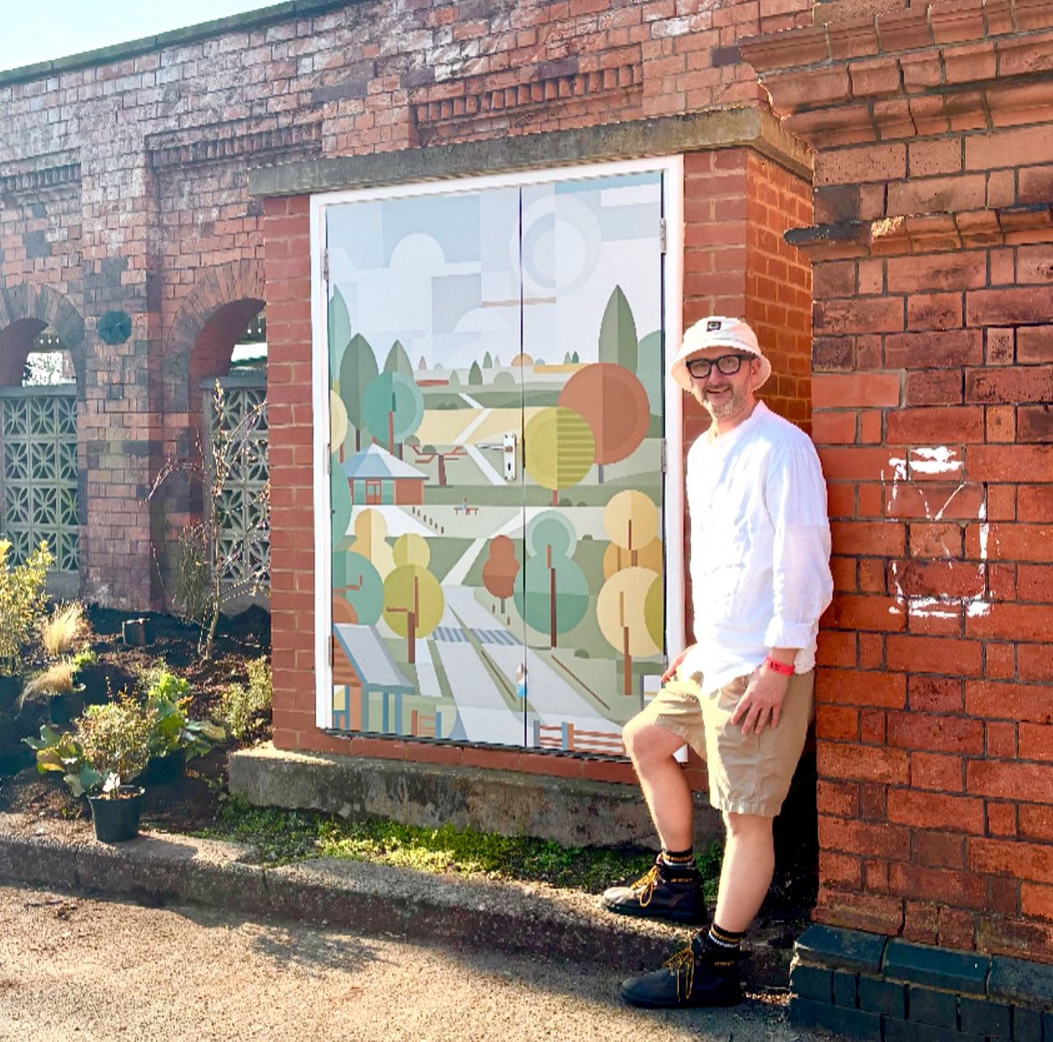 Artwork installed at Sutton Park Train Station today