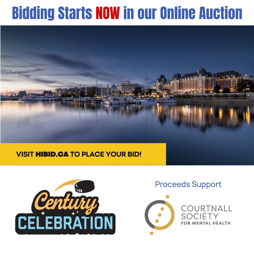 SHDICVicBC's tweet photo. The #CenturyCelebration Auction is LIVE – Bid Now at https://t.co/TLjDLMQylU! Proceeds go towards @courtnallMH, supporting those in need. 🏆 Place your bid today &amp; make a difference! https://t.co/qEhvRe6BJk