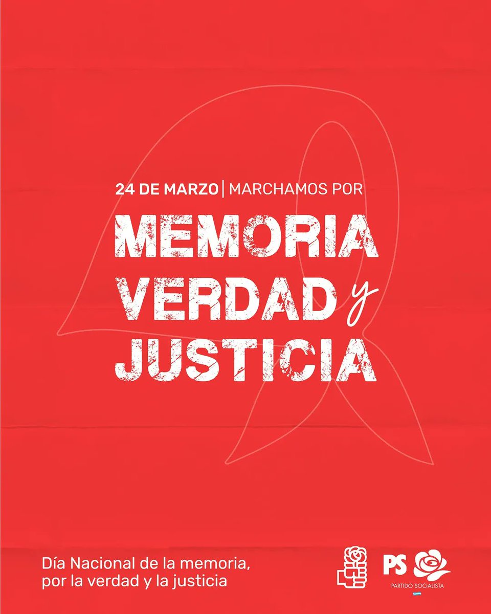 PsEsperanza's tweet photo. #𝟮𝟰𝗠 | 𝗗𝗘𝗥𝗘𝗖𝗛𝗢𝗦 𝗛𝗨𝗠𝗔𝗡𝗢𝗦: 𝗛𝗢𝗬 𝗬 𝗦𝗜𝗘𝗠𝗣𝗥𝗘

Desde el Socialismo, reafirmamos el compromiso con la defensa de los derechos humanos, en este nuevo 24 de marzo, Día de la Memoria, por la Verdad y la Justicia.

#DerechosHumanos #Democracia #NuncaMás https://t.co/n2XL02kYlh