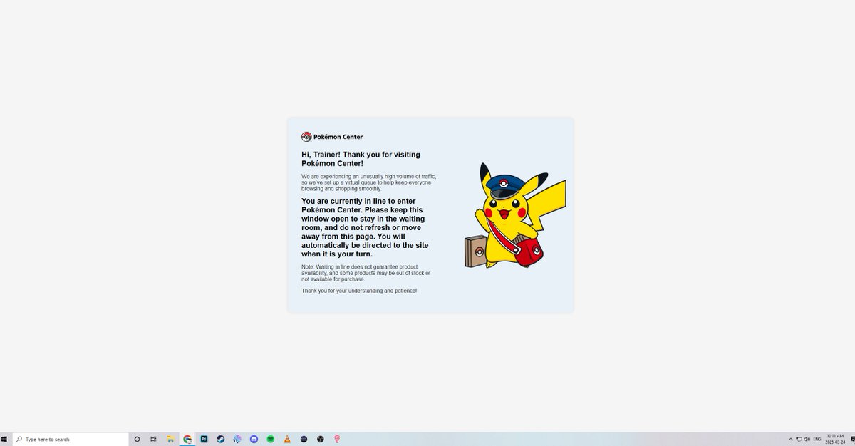 JustHydration's tweet image. Pokemon Destined Rivals preorders went live and im in queue. they will totally not be sold out when I get on the website right? RIGHT?!