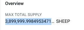 So Sheep preMint minted out. There are almost 4M SHEEP alive on <a href="/SonicLabs/">Sonic</a> 

But there will never be more than this.. 

SHEEP supply only down from here....