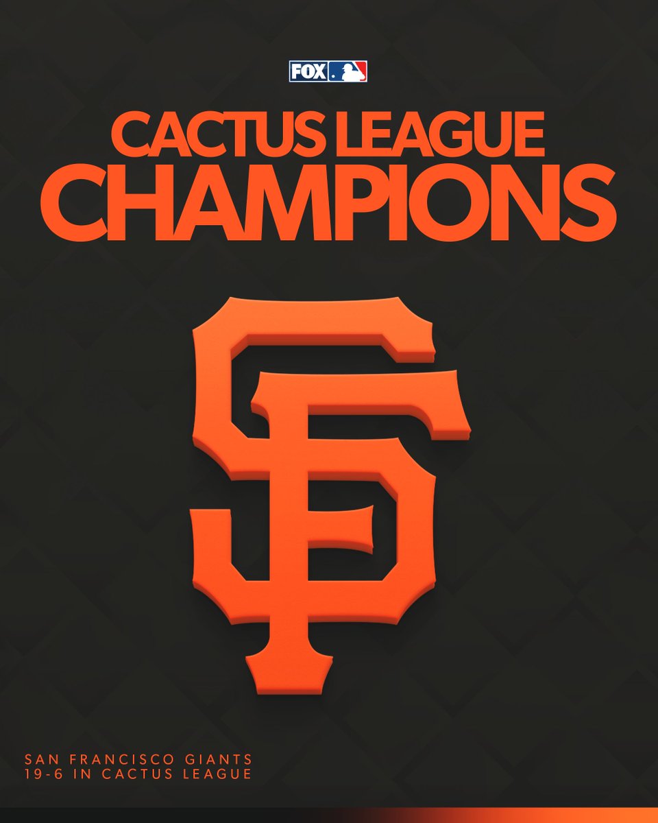 MLBONFOX's tweet image. Your 2025 Spring Training Champions! 🌵🍊