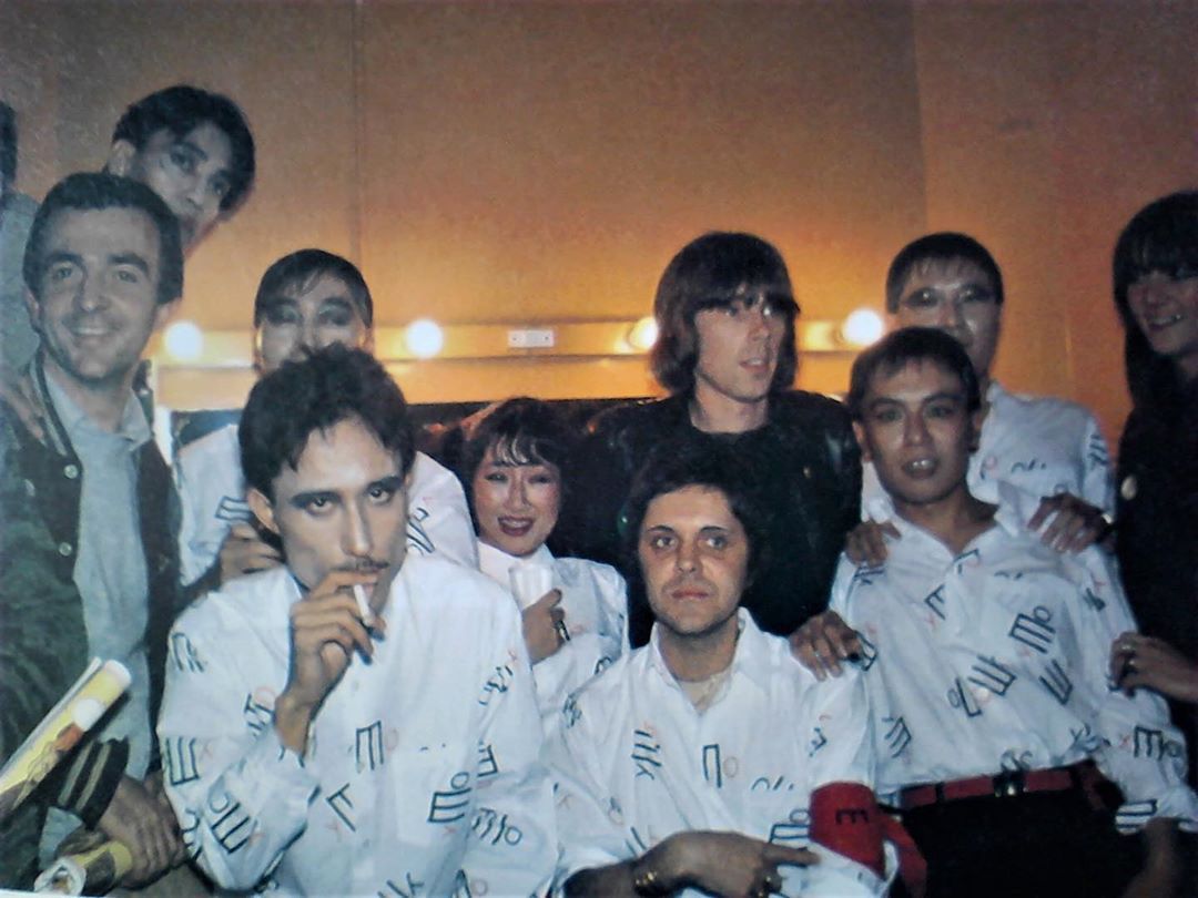 Yellow Magic Orchestra with Throbbing Gristle.