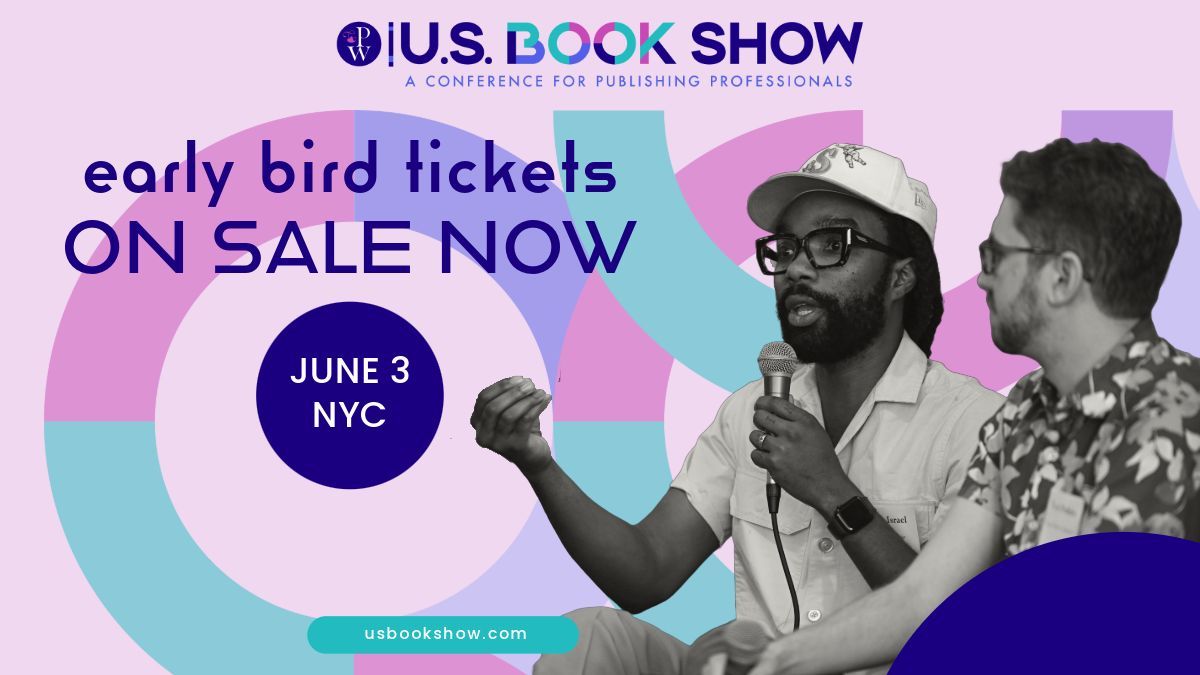 PublishersWkly's tweet photo. The U.S. Book Show 2025 is almost here! 🚨
Networking, insights, and the future of publishing await you. Register now! #USBookShow #PublishingFuture https://t.co/q1QDLCoRZ0 https://t.co/AD8zkqgR1r