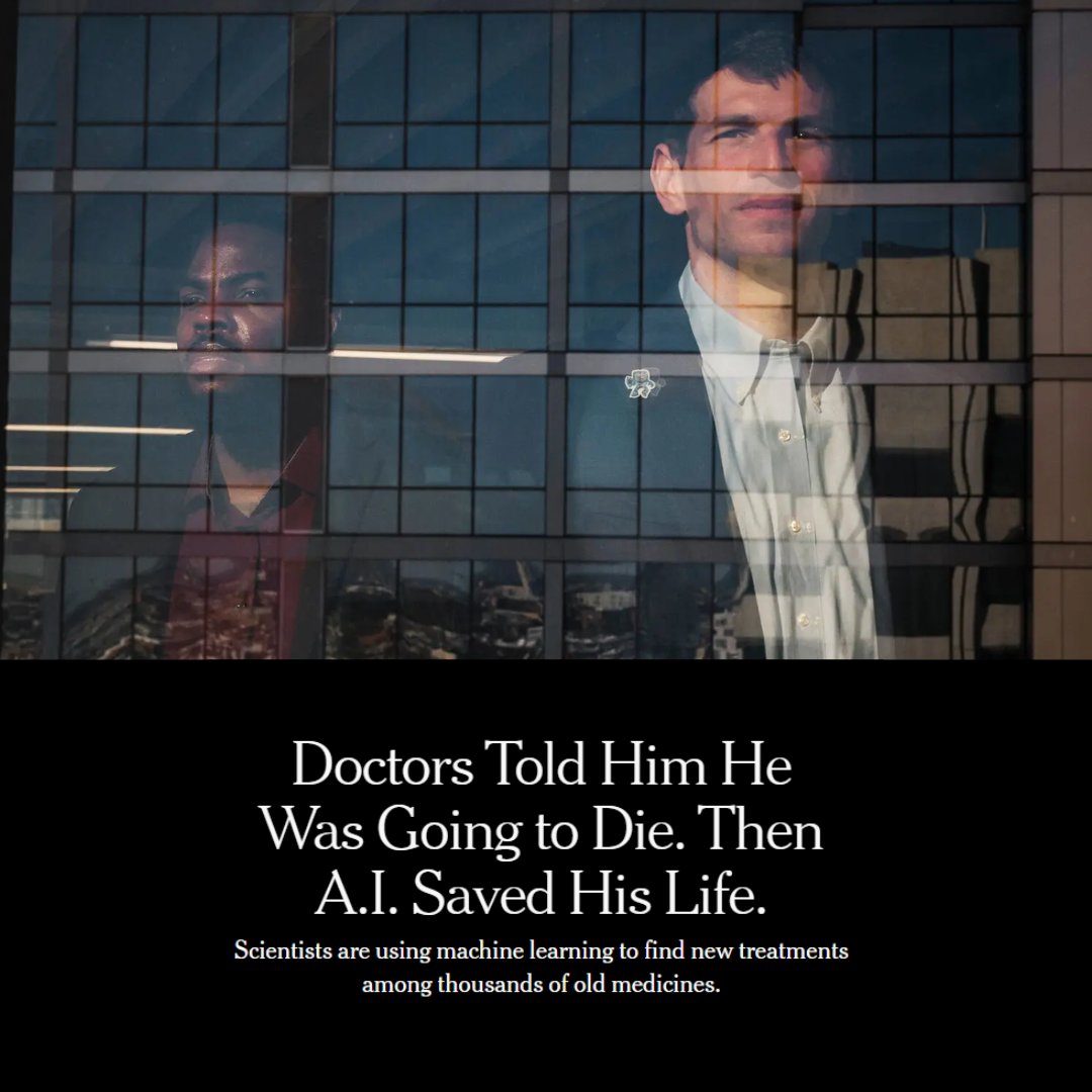 Exciting advancements in AI-driven drug repurposing! Dr. David Fajgenbaum—one of NDRI’s esteemed Service to Science award recipients—is pioneering efforts to find new uses for existing medications, accelerating treatment breakthroughs. 

Read more here: hubs.la/Q03d6pCn0