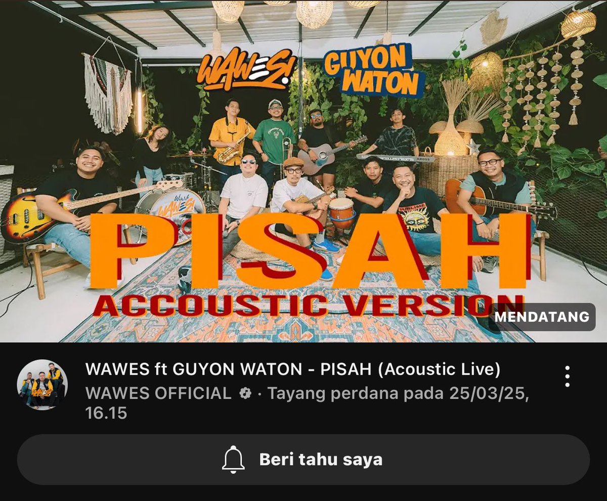 Wes ono link e youtu.be/-V0b4vTzGiU?si…