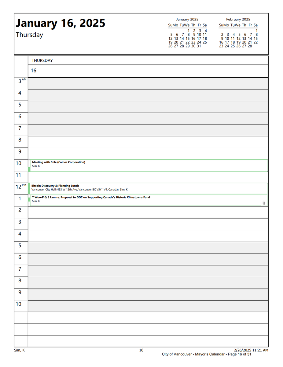 OneCity Vancouver (@onecityvan) on Twitter photo This is an astonishingly empty calendar.
If it seems like Ken Sim doesn't even want to be Mayor, it's because he doesn't.
Let's make his wish come true. Take the first step on April 5 by sending <a href="/Lucyincanada/">Lucy Maloney</a> to Council - and in 2026, kick him out. This is an astonishingly empty calendar.
If it seems like Ken Sim doesn't even want to be Mayor, it's because he doesn't.
Let's make his wish come true. Take the first step on April 5 by sending <a href="/Lucyincanada/">Lucy Maloney</a> to Council - and in 2026, kick him out.