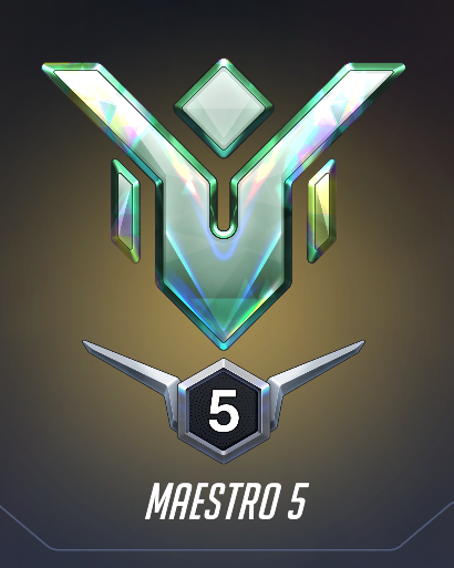 Hace tiempo que no olía el máster en Ow2. Ahora con el 6vs6 #Overwatch2 Definitivamente...es mi modo.