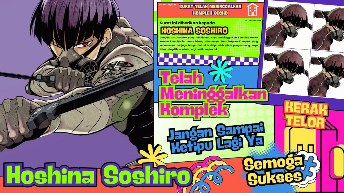 Kenyamanan semu yang dihancurkan oleh pihak tidak bertanggungjawab dan akhirnya hanya meninggalkan kekecewaan. Saya, Hoshina Soshiro, memutuskan untuk meninggalkan Komplek Gecko setelah terbongkarnya fakta penipuan yang telah dilakukan oleh pihak developer.