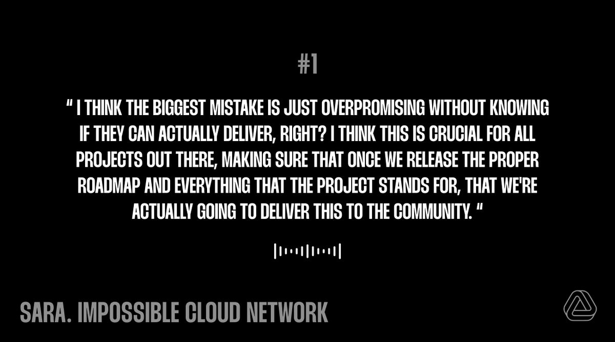 YAY Network (@yaynetwork) on Twitter photo 2/13
<a href="/saraflteixeira/">Sara Teixeira</a> emphasized that projects should avoid over-promising and under-delivering by focusing on delivering their roadmap and product
With close to 250,000 testnet participants, this approach has worked well for <a href="/ICN_Protocol/">Impossible Cloud Network</a> 2/13
<a href="/saraflteixeira/">Sara Teixeira</a> emphasized that projects should avoid over-promising and under-delivering by focusing on delivering their roadmap and product
With close to 250,000 testnet participants, this approach has worked well for <a href="/ICN_Protocol/">Impossible Cloud Network</a>
