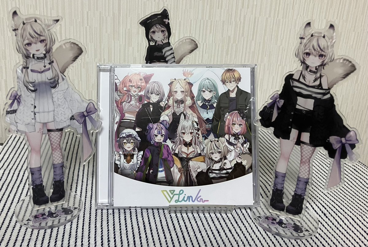 kino3952's tweet photo. そう言えばV-LINKのCD受け取れたよまのちゃん！
なけなし本当に良かった‥チルすぎて何度も何度も聴きかえしたくなる曲だね✨
 #vlink  #魔ノむえる https://t.co/VmY1uhr1ub