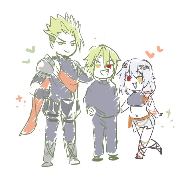 #FGO夢 #อคิอายะ I forgot to post this here Lemme show you their loved child, Akira! Artist : @/KuayreNaiZ